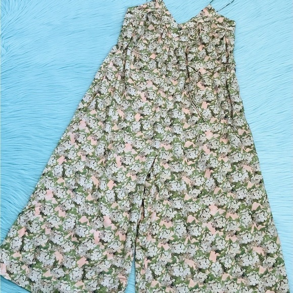 NEUF-HOTEL V-NECK WIDE-LEG JUMPSUIT - Picture 5 of 7